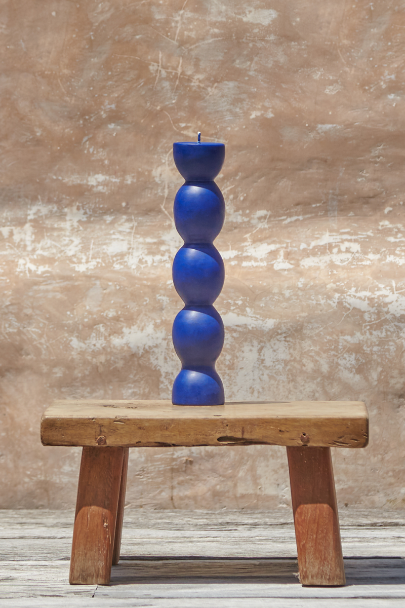 Candle Summer In Lago Di Garda - navy - 30cm - Miss June Paris - 1