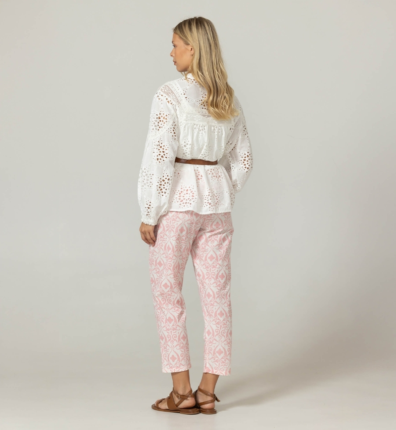 Camisa Hazal - Bordado inglés - 100% algodón - Miss June Paris - 4