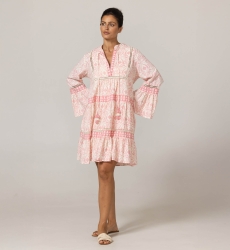 Vestido corto Jaya - 100% algodón - Miss June Paris - 3