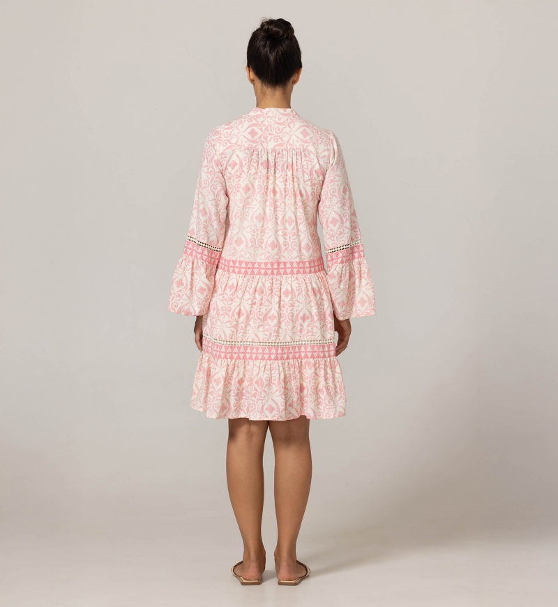 Robe courte Jaya - 100% coton - Miss June Paris - 4