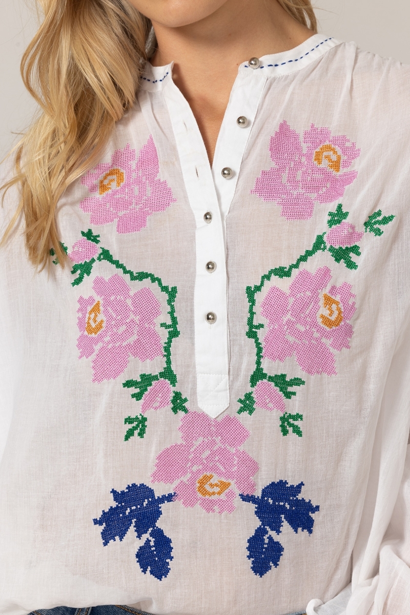 Blouse Jenna - 100% voile de coton - Miss June Paris - 5