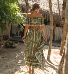 Miss June Paris — Santa Fe Maxi Dress
