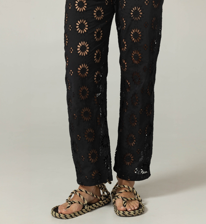 Sorbet Pants - English Embroidery - 100% Cotton - Miss June Paris - 10