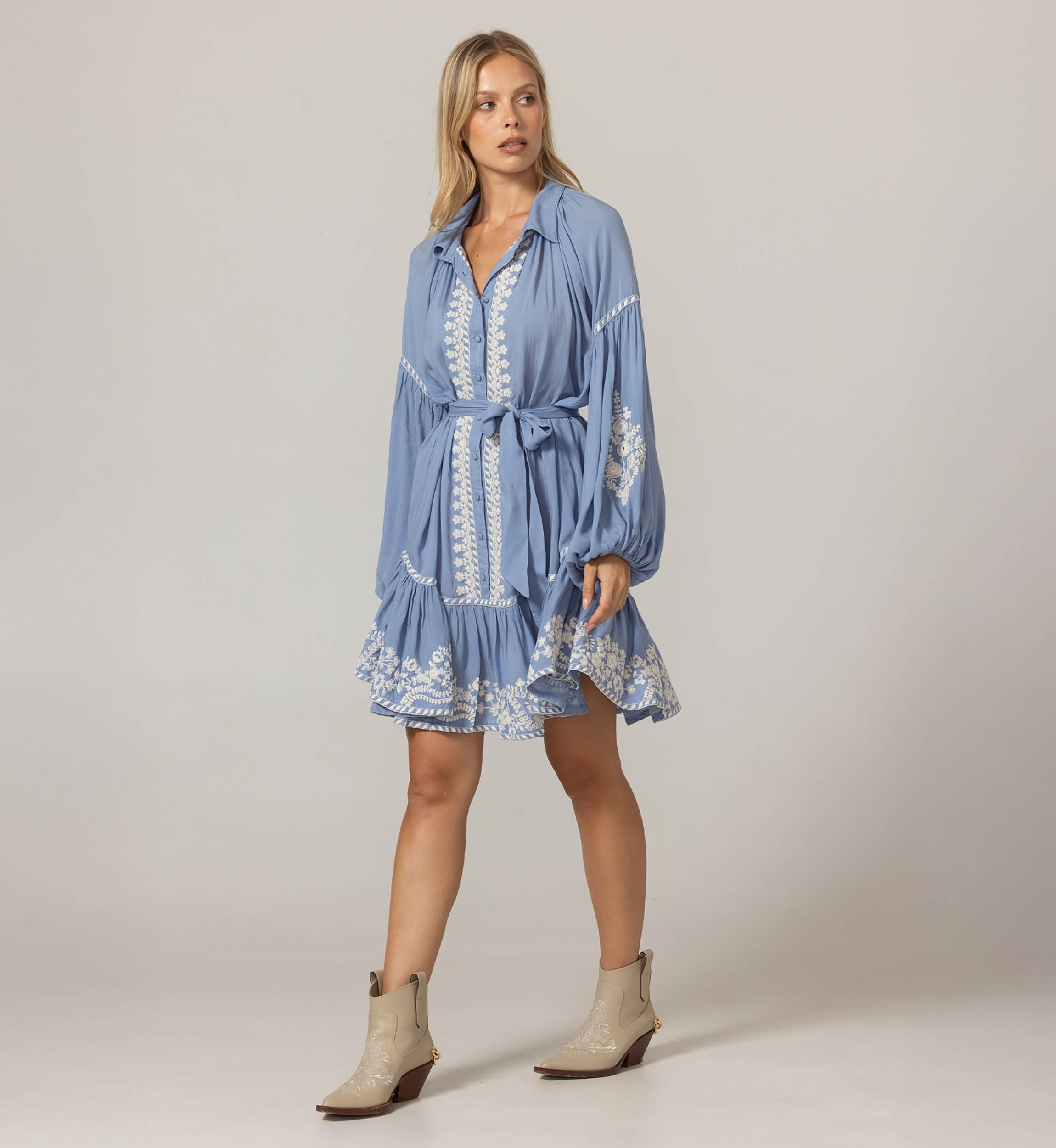 Yara Short Dress - 100% Modal - Miss June Paris - 3