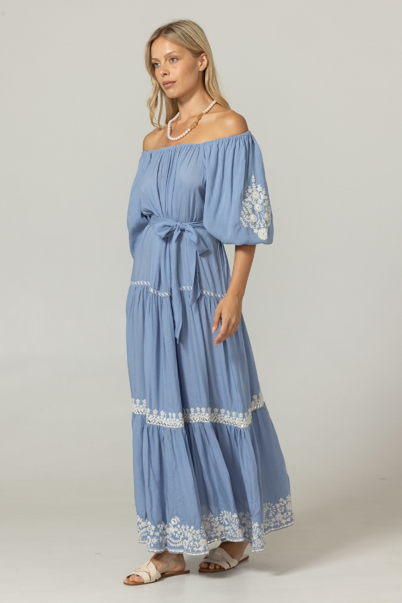 Robe Longue Zaya - 100% modal - Miss June Paris - 3