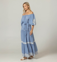 Vestido Largo Zaya  - 100% Modal - Miss June Paris - 3