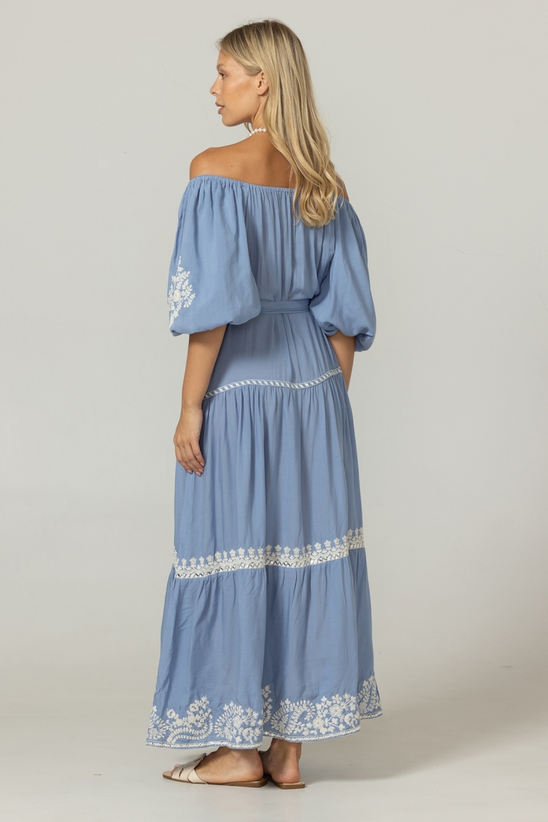 Vestido Largo Zaya  - 100% Modal - Miss June Paris - 4