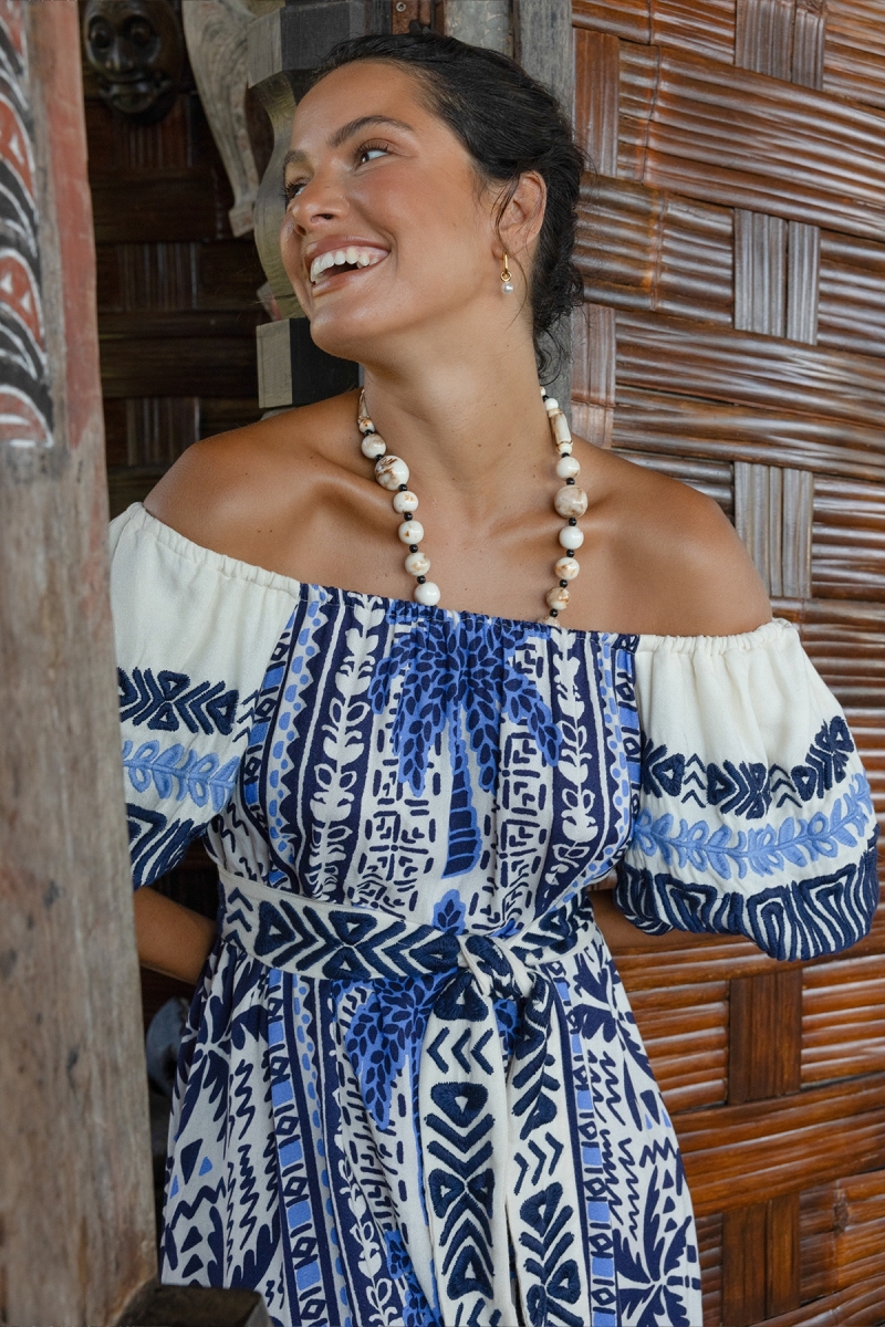 Robe Longue Mya - 100 % rayon - Miss June Paris - 2