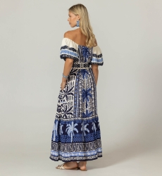 Robe Longue Mya - 100 % rayon - Miss June Paris - 4