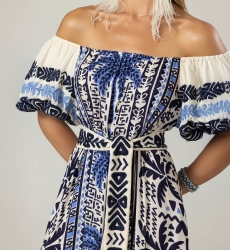 Vestido Largo Mya - 100% Rayon - Miss June Paris - 5