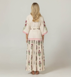 Robe Longue Gilda - 100% coton - Miss June Paris  - 4