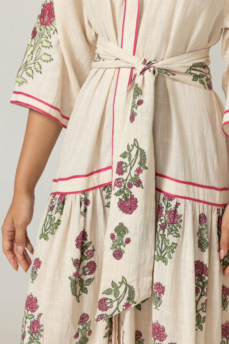Robe Longue Gilda - 100% coton - Miss June Paris  - 5