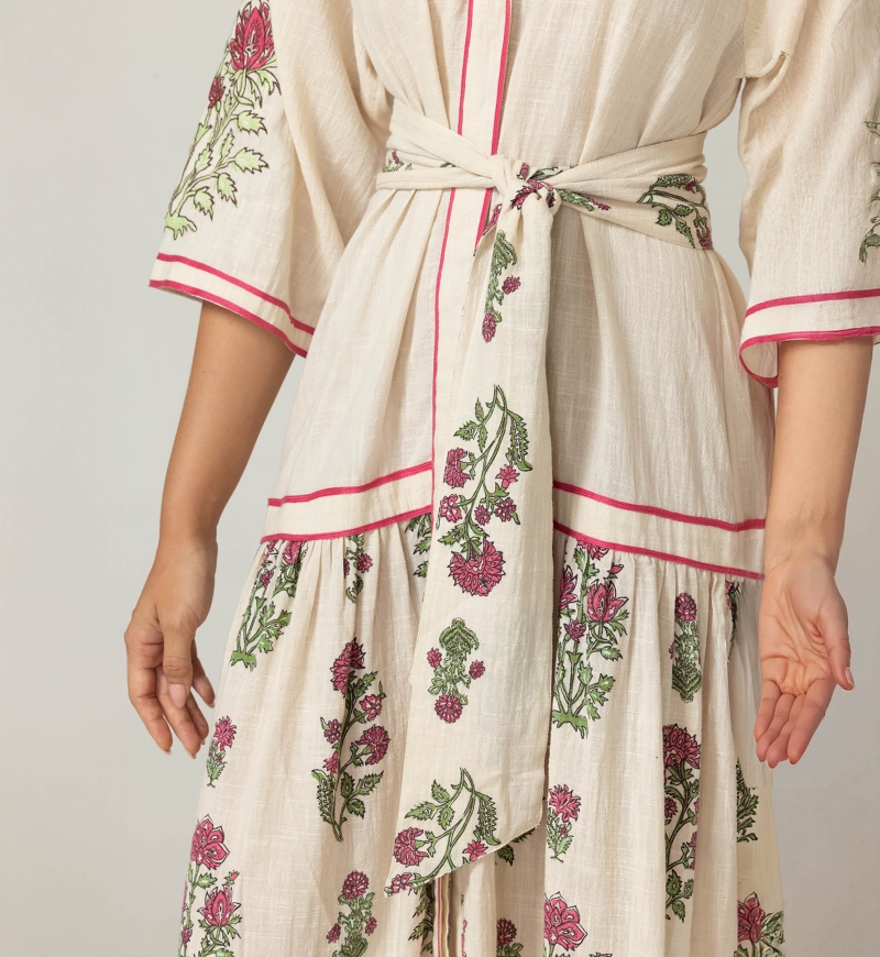 Gilda Long Dress - 100% Cotton - Miss June Paris - 5