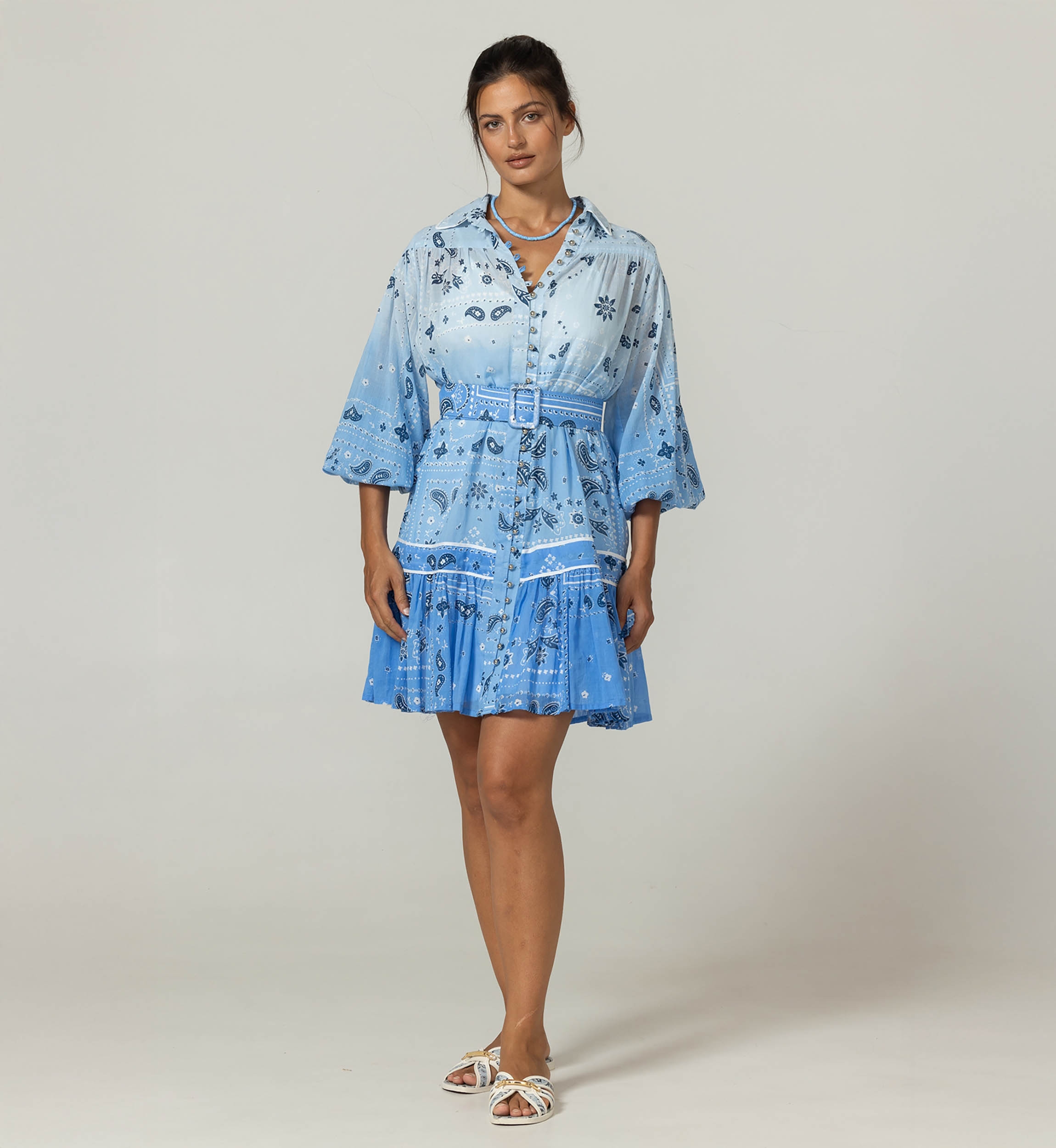 Robe Courte Poppy - 100% voile de coton - Miss June Paris - 3