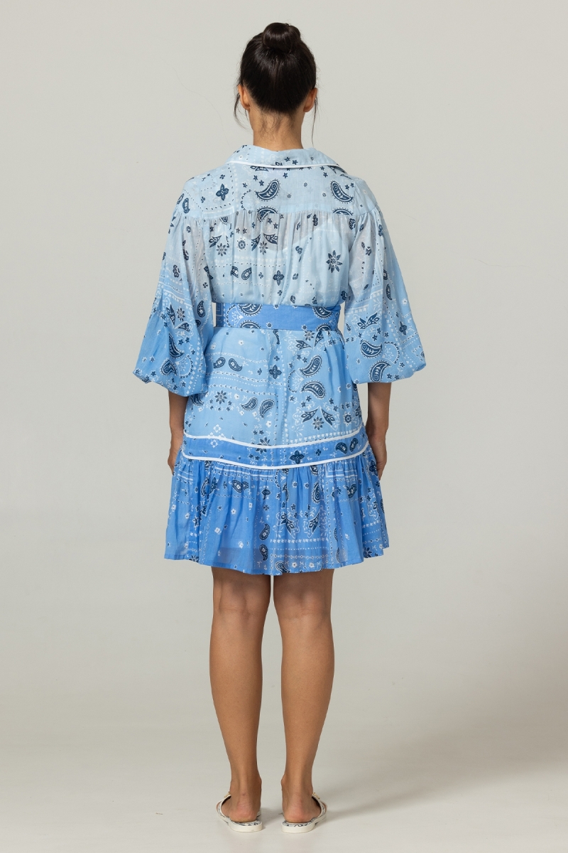 Robe Courte Poppy - 100% voile de coton - Miss June Paris - 4