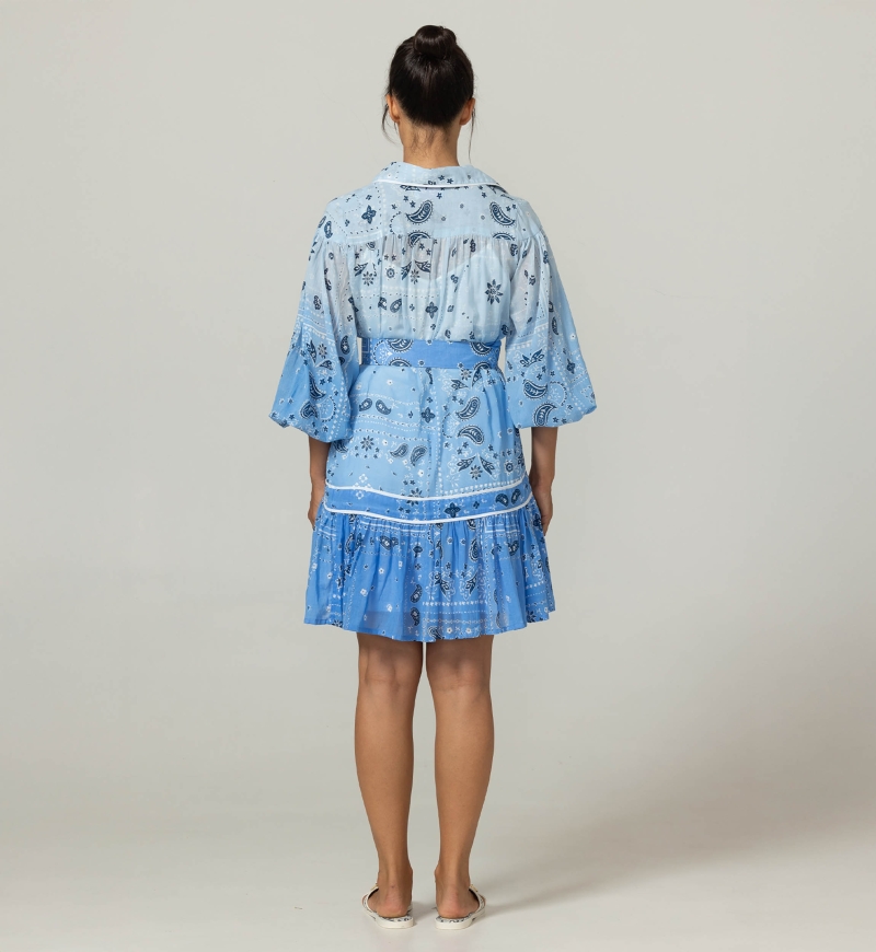 Robe Courte Poppy - 100% voile de coton - Miss June Paris - 4