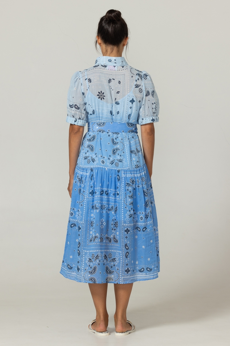 Robe Longue Selena - 100 voile de coton - Miss June Paris - 4