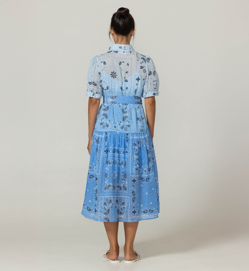 Robe Longue Selena - 100 voile de coton - Miss June Paris - 4