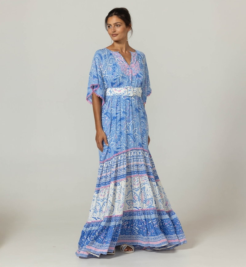 Kaira Long Dress - 100% modal - Miss June Paris - 3