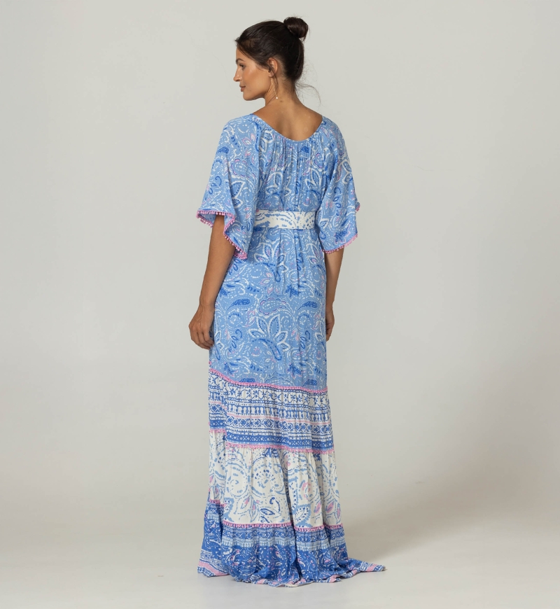 Kaira Long Dress - 100% modal - Miss June Paris - 4