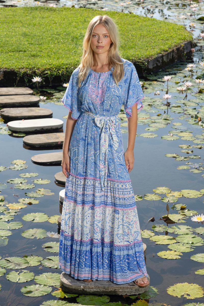 Robe Longue Kaira - 100% modal - Miss June Paris - 1