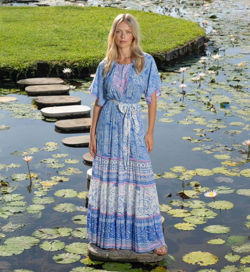 Robe Longue Kaira - 100% modal - Miss June Paris - 1