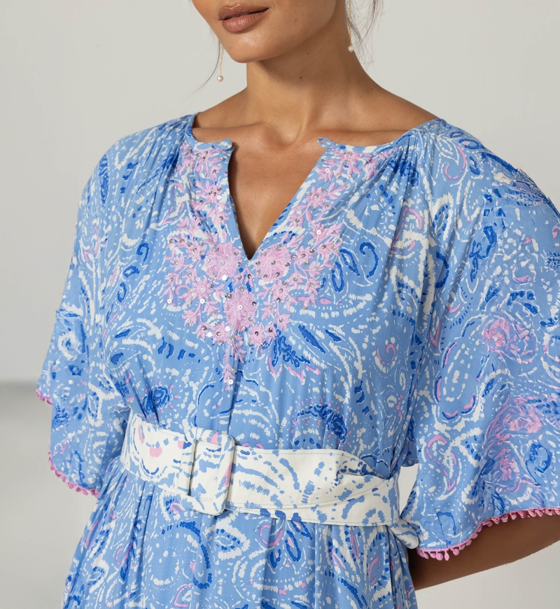 Robe Longue Kaira - 100% modal - Miss June Paris - 5