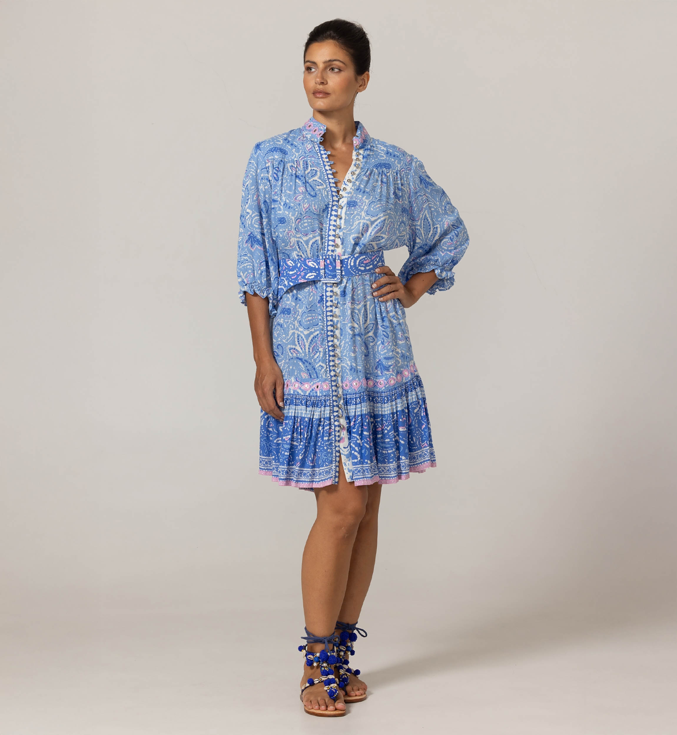 Robe Courte Nessy - 100% modal - Miss June Paris - 3