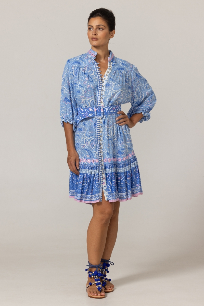 Robe Courte Nessy - 100% modal - Miss June Paris - 3