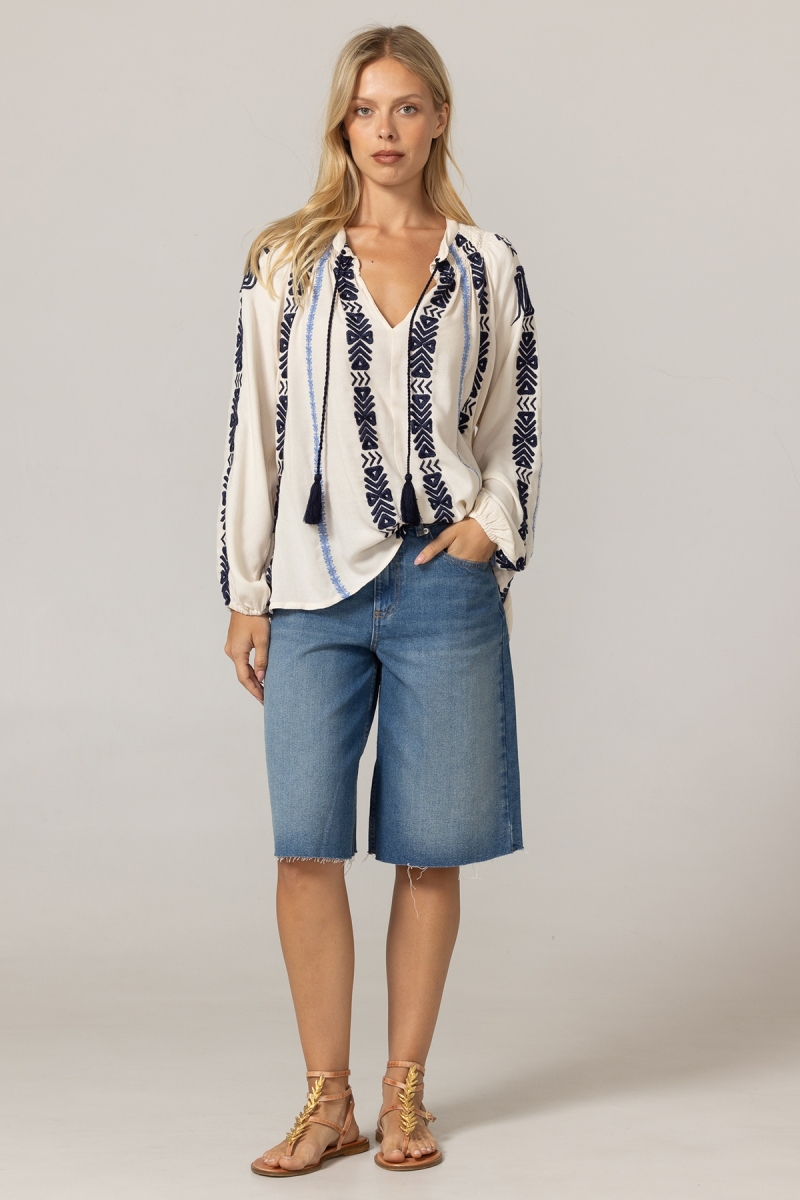 Blusa Flore - 100% Crêpe Rayón - Miss June Paris - 3