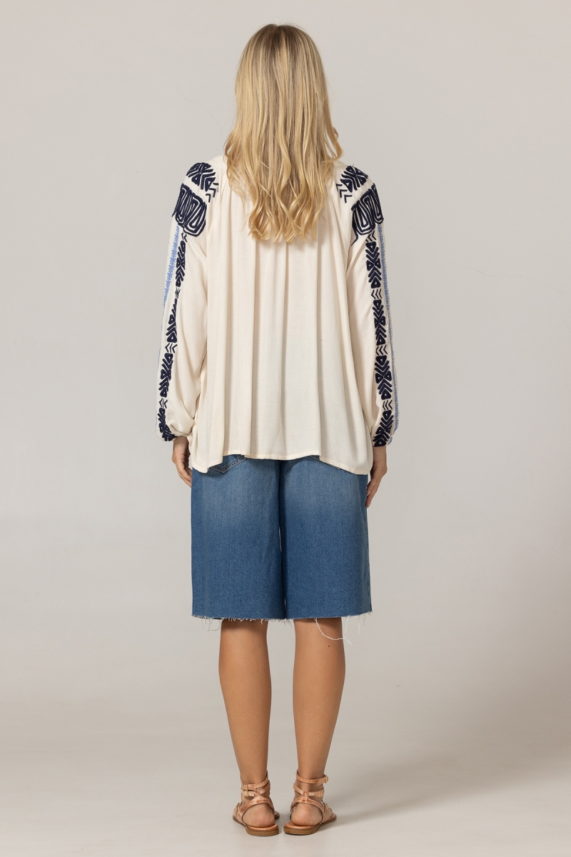 Blusa Flore - 100% Crêpe Rayón - Miss June Paris - 4