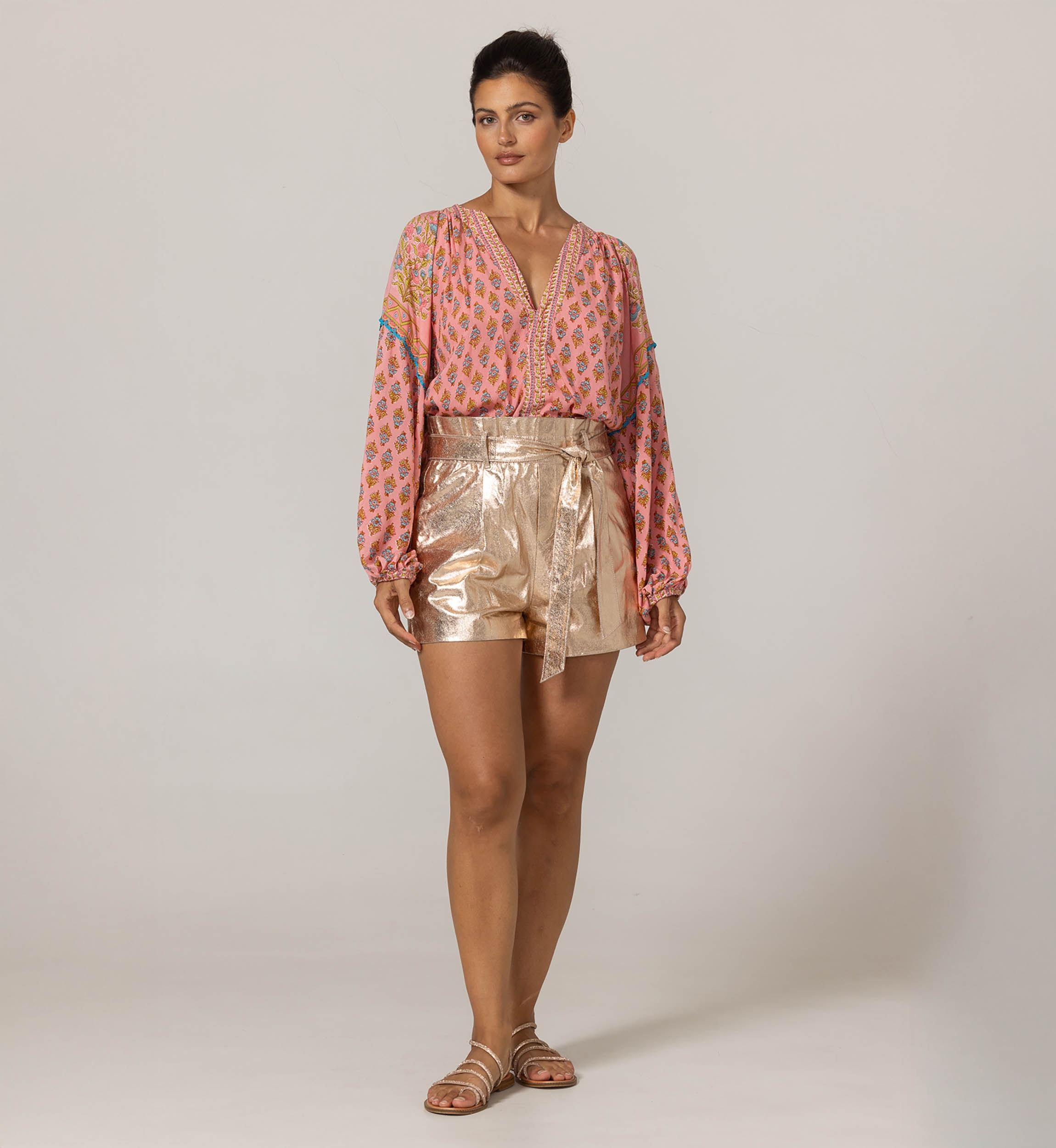 Blouse Karis - Motifs fleuris - 100% modal - Miss June Paris - 3