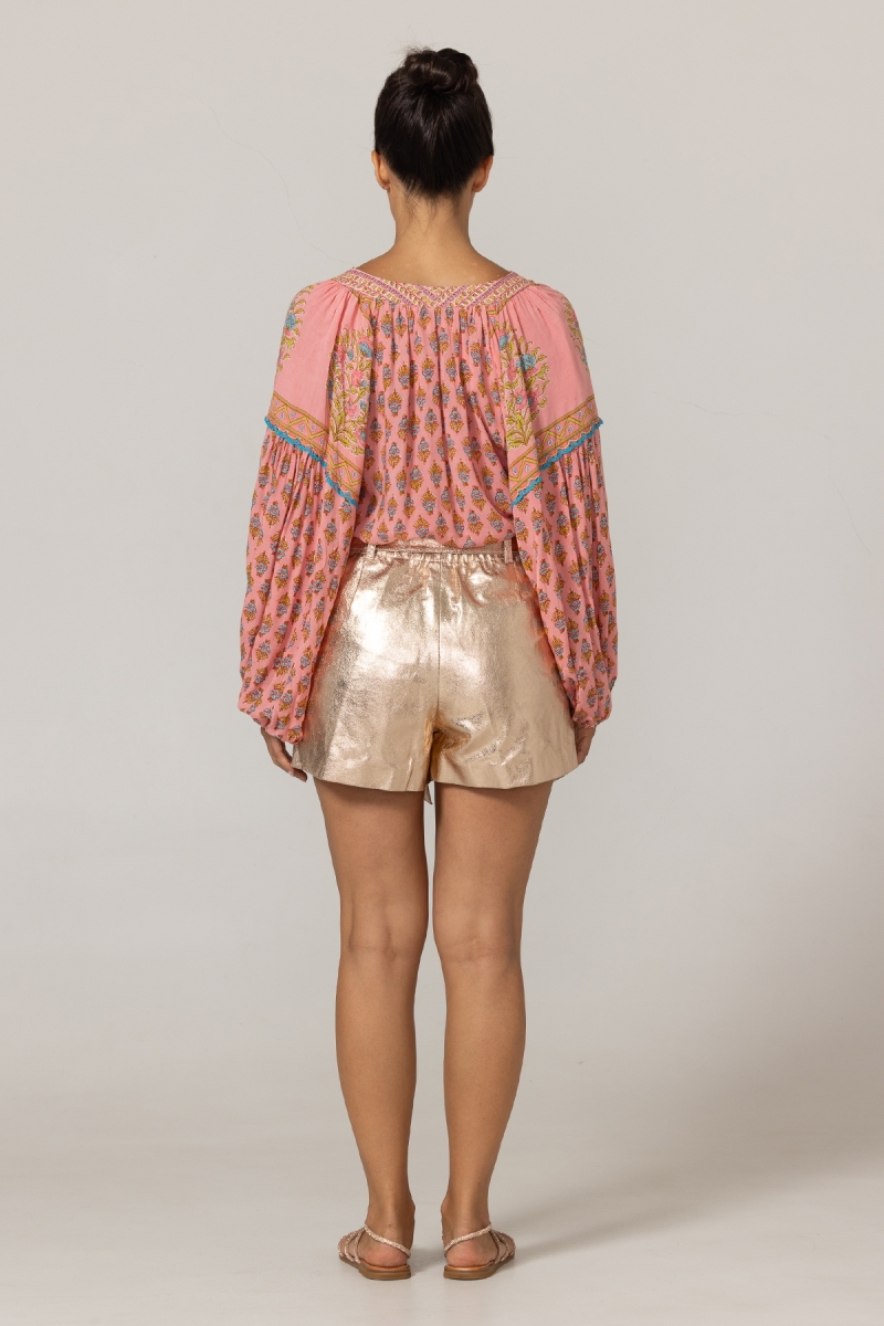 Blouse Karis - Motifs fleuris - 100% modal - Miss June Paris - 4