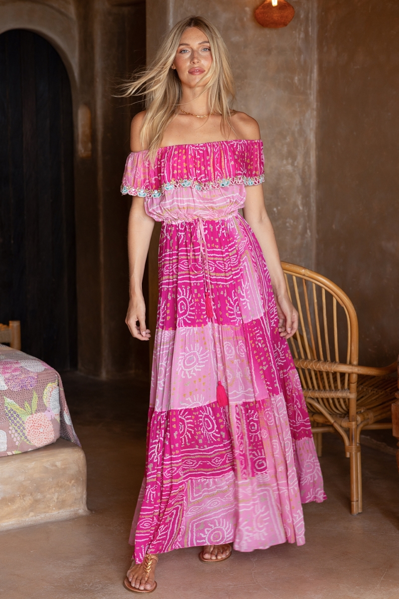 Robe Longue Talya - 100 % rayon - Miss June Paris - 1