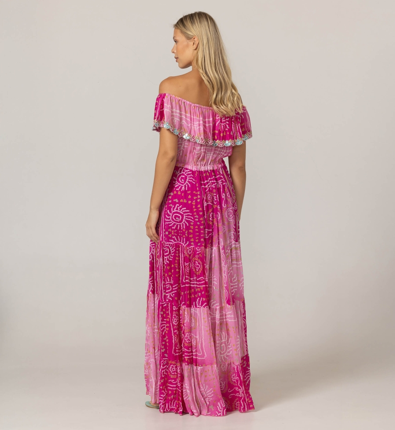 Robe Longue Talya - 100 % rayon - Miss June Paris - 4