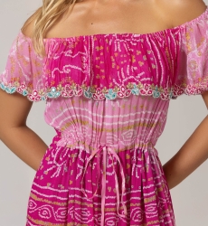 Robe Longue Talya - 100 % rayon - Miss June Paris - 5