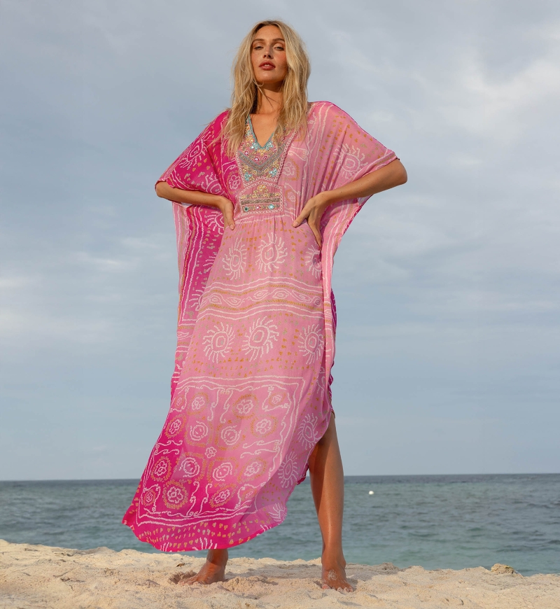 Long Dress Talya - 100% Rayon - Miss June Paris - 2