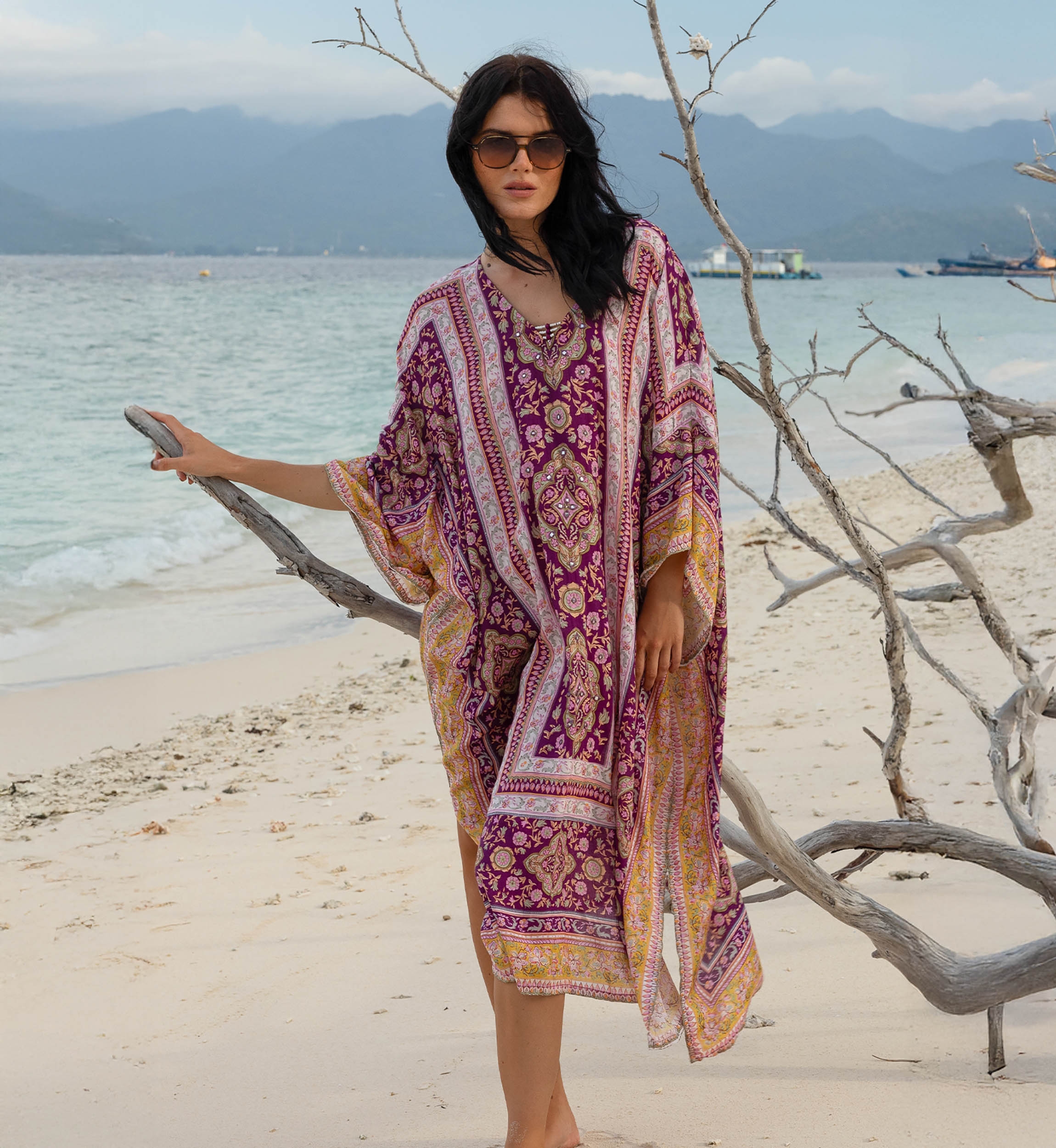 Vestido Largo Tia - 100% Modal - Miss June Paris - 1