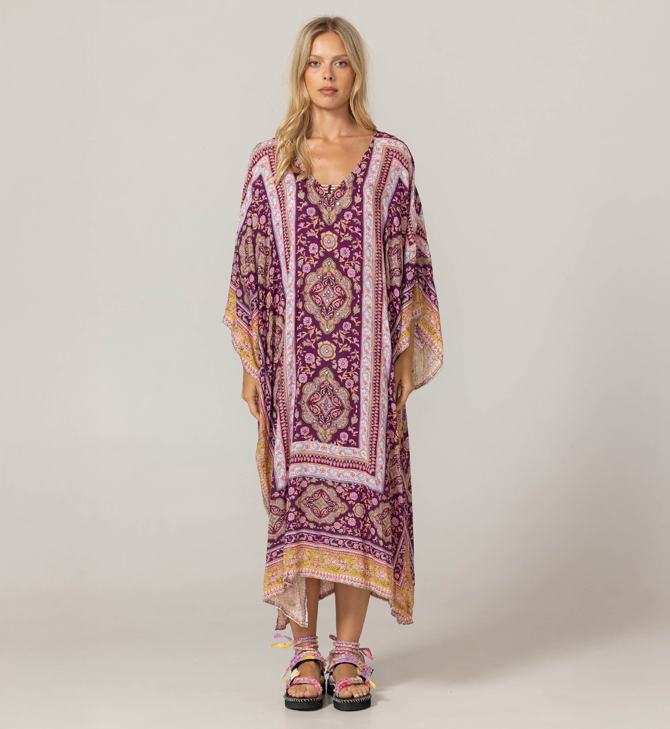 Long Dress Tia - 100% Modal - Miss June Paris - 3