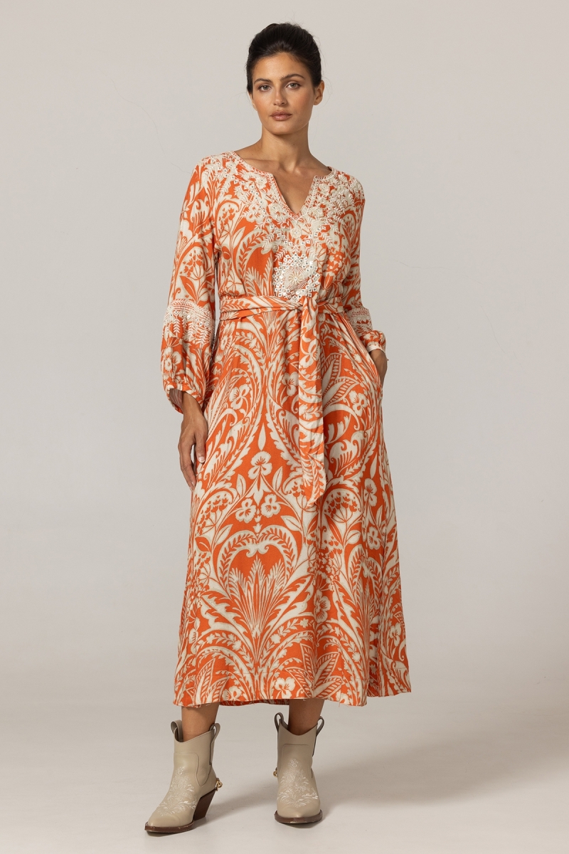 Robe Longue Mareva - 100% Rayon - Miss June Paris - 3