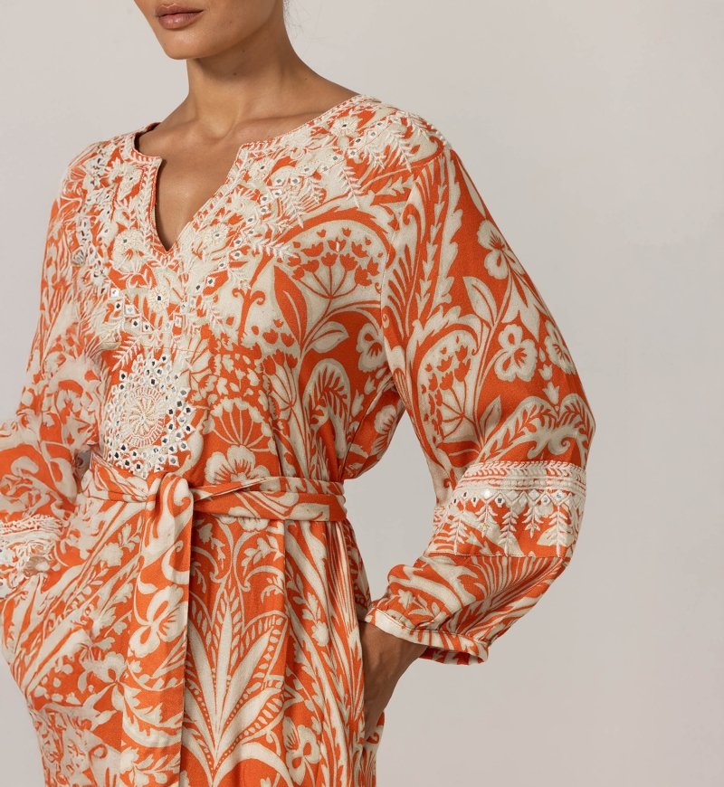 Mareva Long Dress - - 100% Modal - Miss June Paris - 5