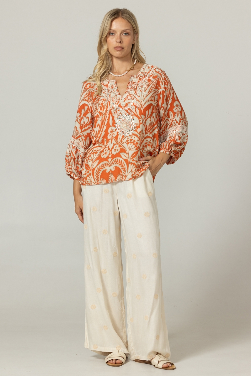 Blouse Maeva -100 % rayon - Miss June Paris - 3