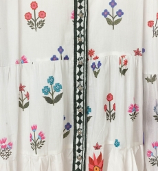 Robe Courte Nell - 100% voile de coton - Miss June Paris - 5