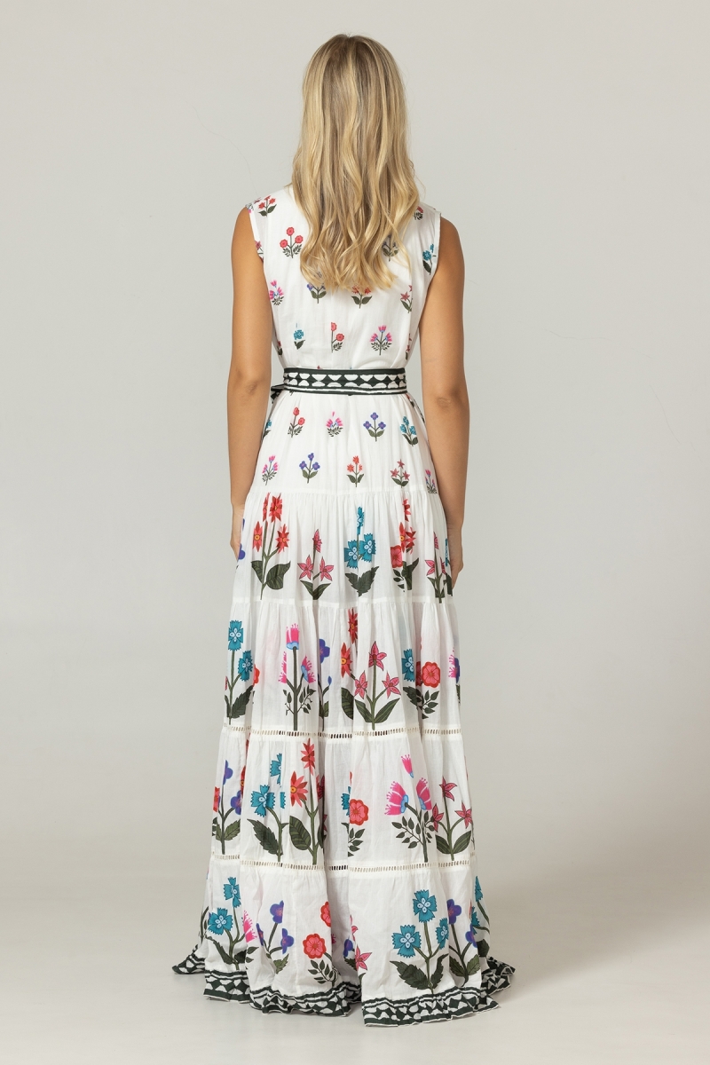 Robe Longue Miri - 100% voile de coton - Miss June Paris - 4