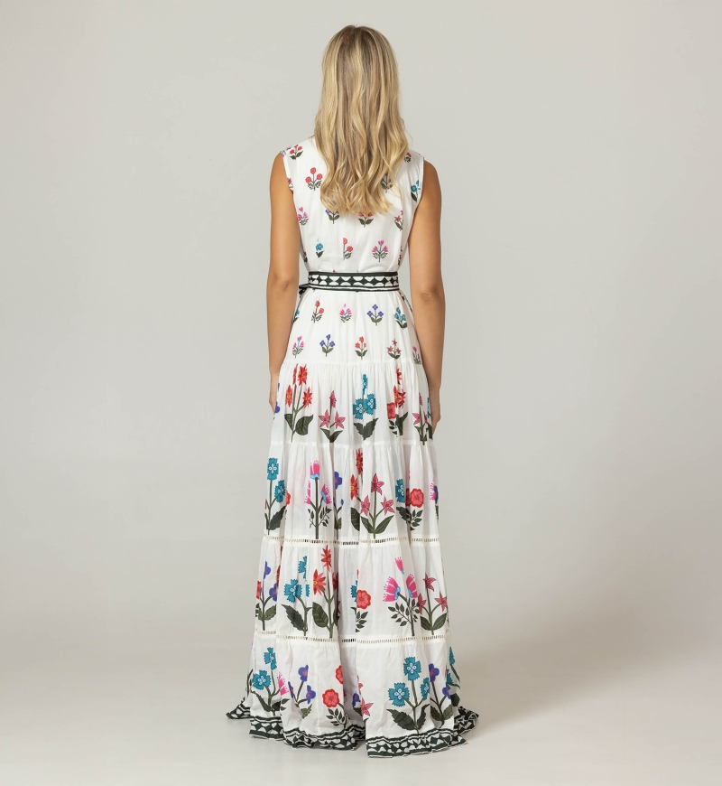 Robe Longue Miri - 100% voile de coton - Miss June Paris - 4