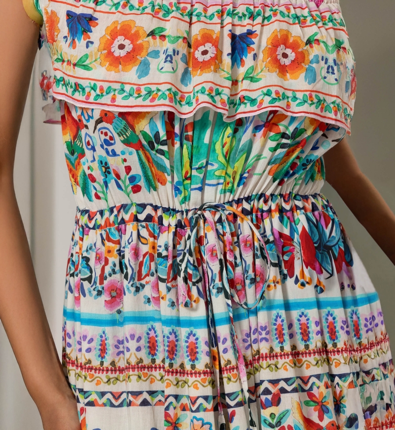 Robe Longue Yalla - 100% voile de coton - Miss June Paris - 5