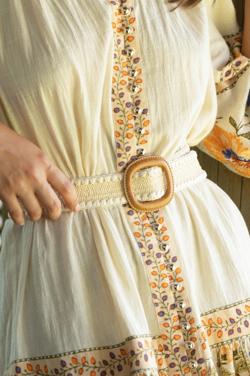 Ceinture Faye - Raphia - Miss June Paris - 8