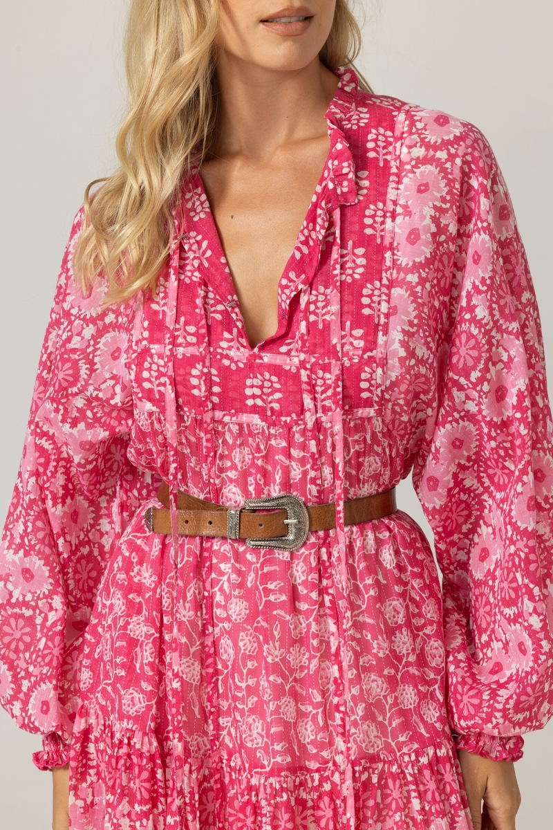 Robe Longue Felicity - 100% voile de coton - Miss June Paris - 5