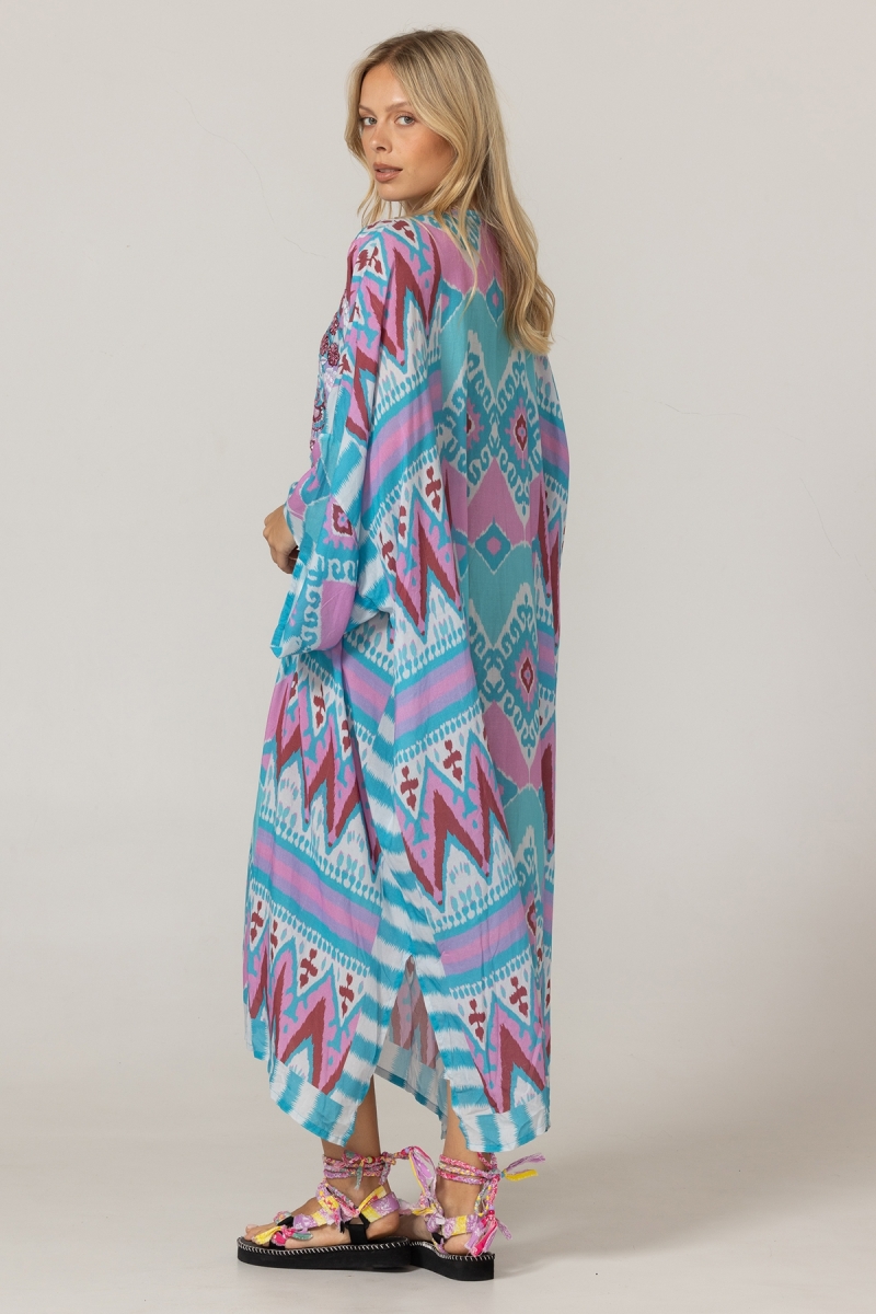 Vestido Largo Joya - 100% Modal con Encaje - Miss June Paris - 4