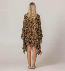 Kayla Short Kaftan -100% Georgette Rayon - Miss June Paris - 4